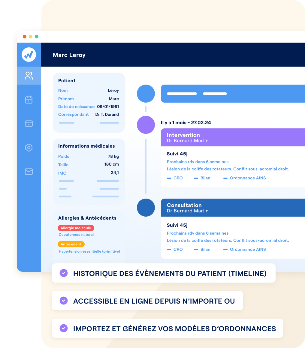 Illustration Centralisez tous vos documents médicaux au même endroit.
